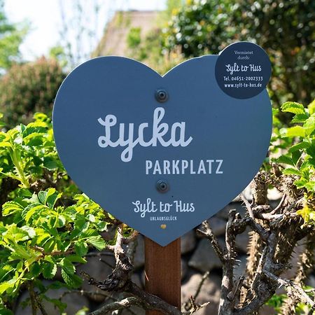 Appartement Lycka Keitum Esterno foto
